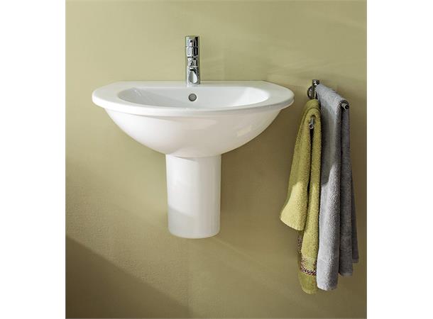 Duravit Darling New Vegghengt Servant - 3 kranhull - 47x35cm - WonderGliss