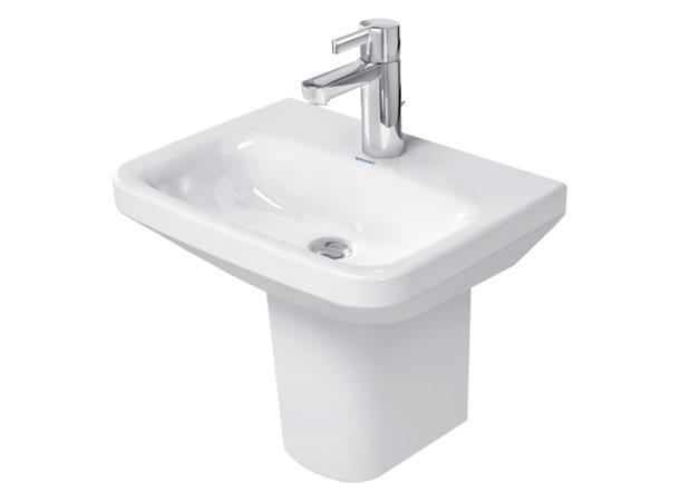 Duravit DuraStyle Vegghengt Servant - 1 kranhull - 45x33.5cm - Hvit -