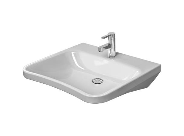 Duravit DuraStyle Vital Sykehusmodell - Uten kranhull - 65x57cm - Hvit -