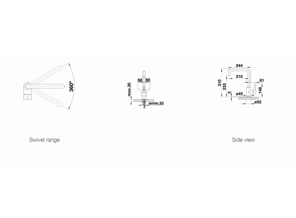 Kjøkkenbatteri Blanco Mili Krom