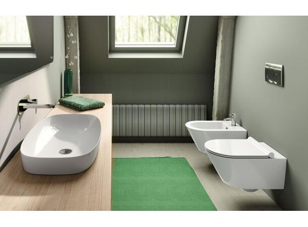 Toppmontert servant Catalano Green Lux 75x40 cm - Hvit - Cataglaze