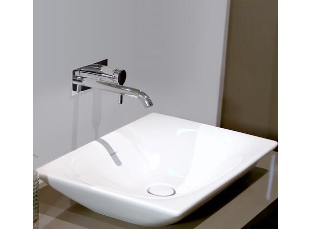 Toppmontert servant Duravit Viu 60x43 cm - Hvit - Slpit