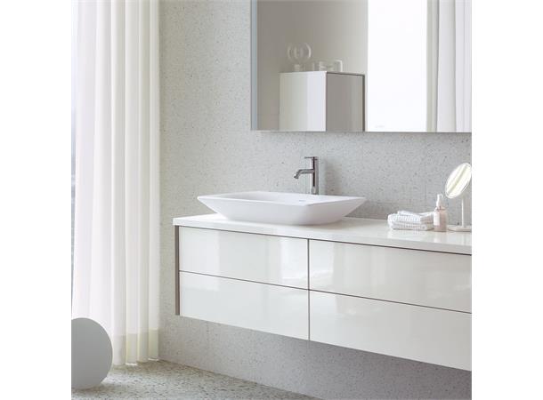 Toppmontert servant Duravit Viu 60x43 cm - Hvit - Slpit