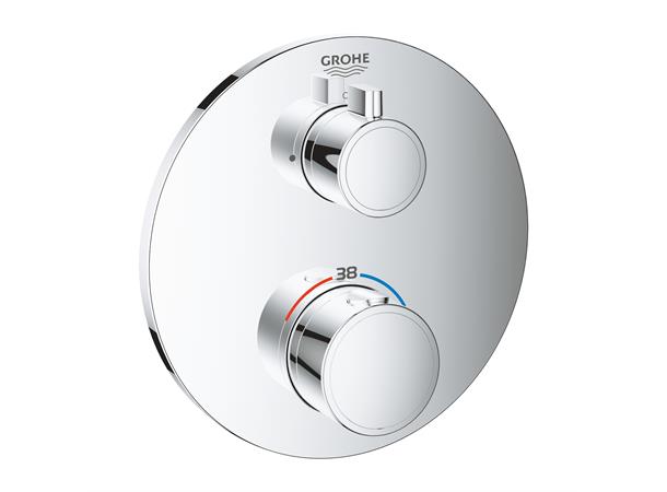 Grohe Grohtherm med termostat Innbygging dusjbatteri - Krom -