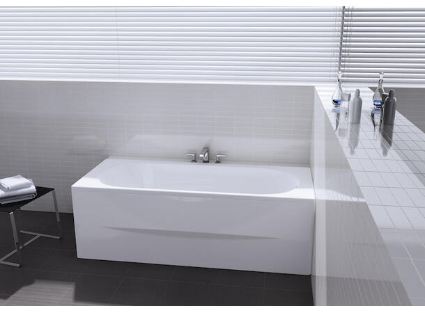 Badekar Roca Genova N 170x75cm hvit