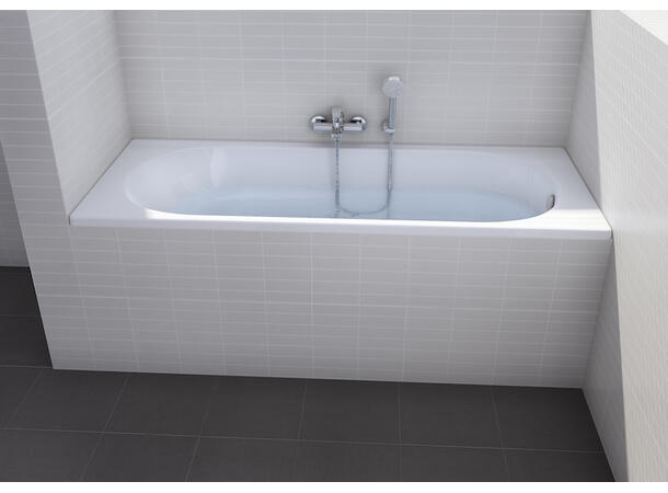 Badekar Roca Genova N 170x75cm hvit