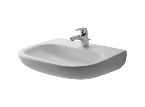 Duravit D-Code Sykehusmodell - Uten kranhull - 55x43cm - Hvit -