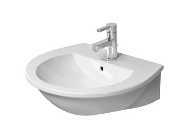 Duravit Darling New Vegghengt Servant - 1 kranhull - 55x48cm - WonderGliss