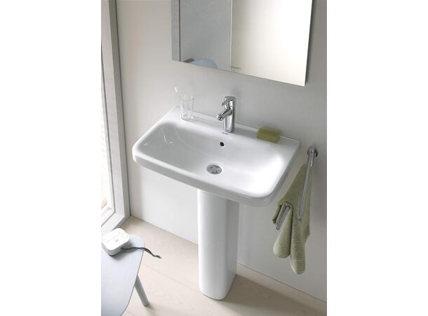 Duravit DuraStyle Vegghengt Servant - 1 kranhull - 65x44cm - Hvit -