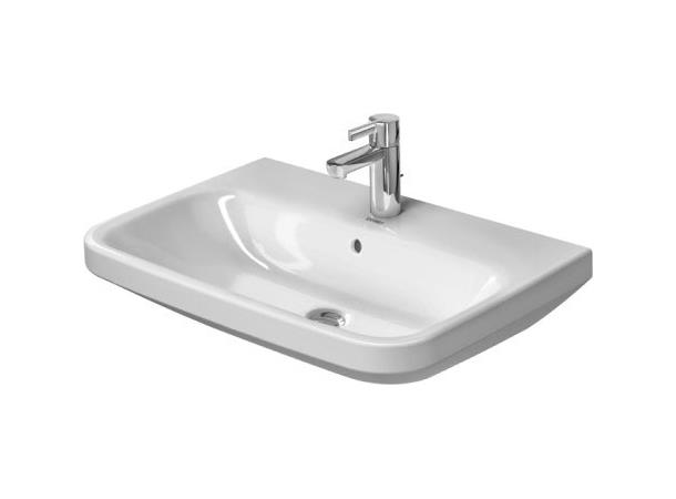 Duravit DuraStyle Vegghengt Servant - 1 kranhull - 65x44cm - Hvit -