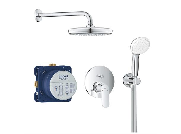 Dusjpakke Grohe Eurosmart Cosmopolitan Krom