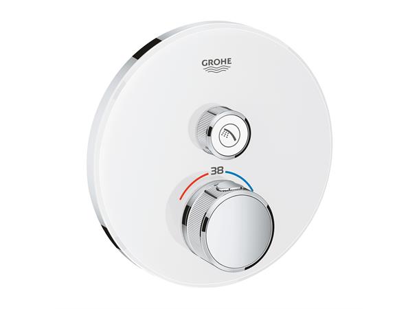 Grohe Grohtherm SmartControl M/termostat Innbygging dusjbatteri - Hvit -