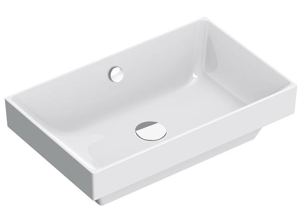 Toppmontert servant Catalano Verso 60x37 cm - Hvit - Cataglaze