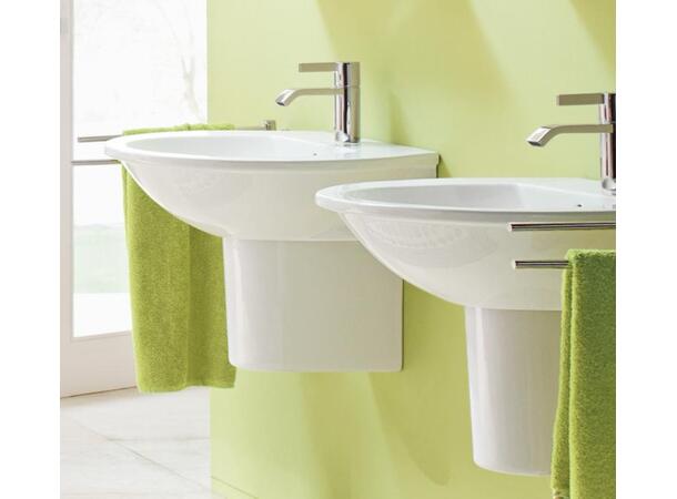 Duravit Darling New Vegghengt Servant - 3 kranhull - 55x48cm - WonderGliss