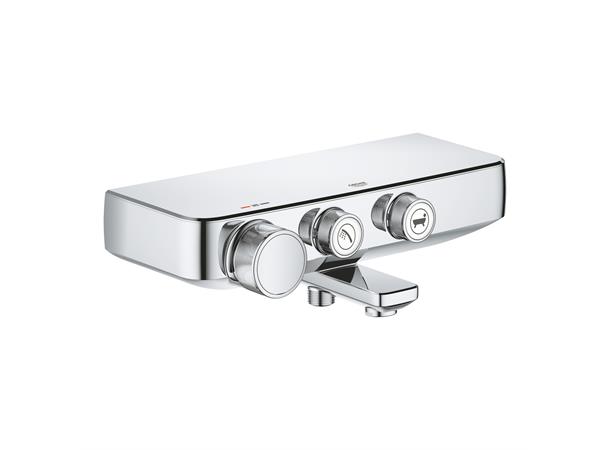 Grohe Kar-/dusjbatteri Grohtherm SmartControl med termostat - Krom -