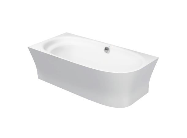 Hjørnebadekar Duravit Cape Cod 190x90cm venstre side, hvit