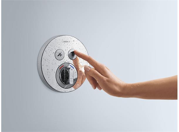 Kar-/dusjbatteri Hansgrohe ShowerSelect Til innbygging 2 uttak - Krom -