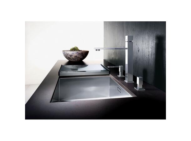 Kjøkkenvask Blanco Zerox 700-U Rustfrittstål - 74x44cm - Durinox stål