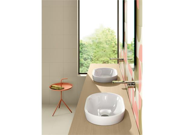 Nedfelt servant Catalano Sfera 70x37 cm - Hvit