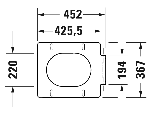 Toalettsete Duravit Vero Air Soft-close - Hvit -