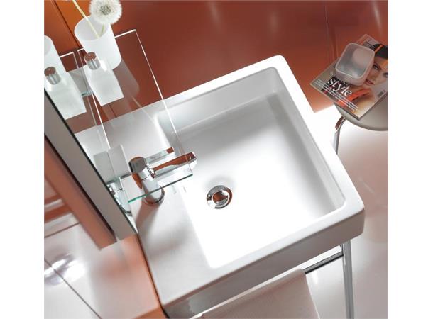 Toppmontert servant Duravit Vero 45x35 cm - Hvit - Slipt