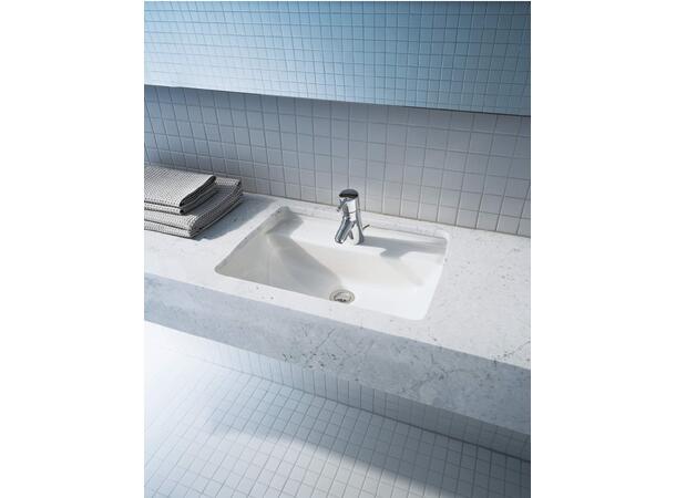 Underlimt Servant Duravit Starck 3 WonderGliss - 49 x 36. 5 cm - hvit