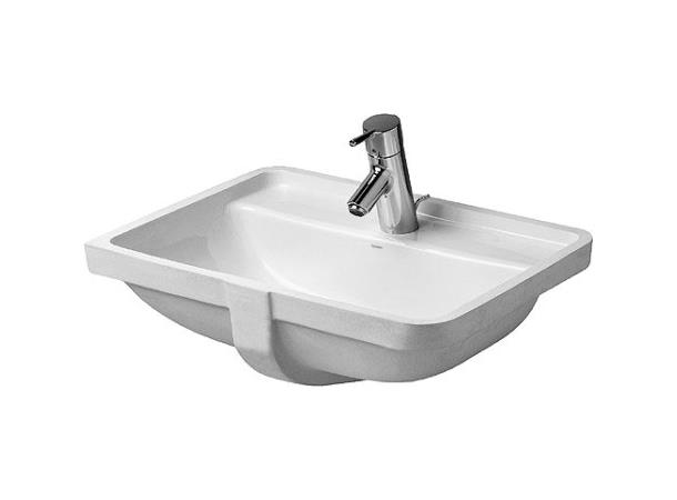 Underlimt Servant Duravit Starck 3 WonderGliss - 49 x 36. 5 cm - hvit