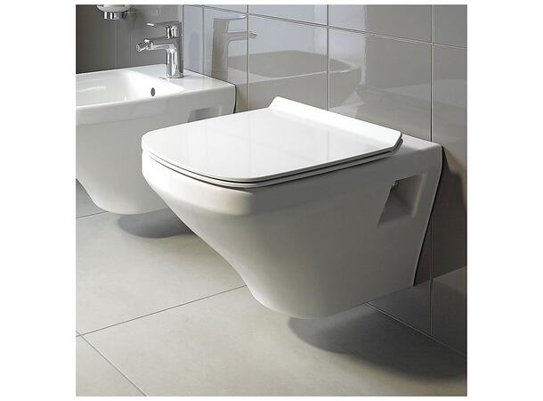 Vegghengt toalett Duravit DuraStyle 37x54cm - Rimless - WonderGliss - Hvit