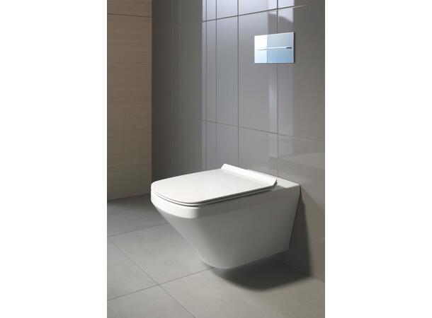 Vegghengt toalett Duravit DuraStyle 37x70cm - Rimless - WonderGliss - Hvit -