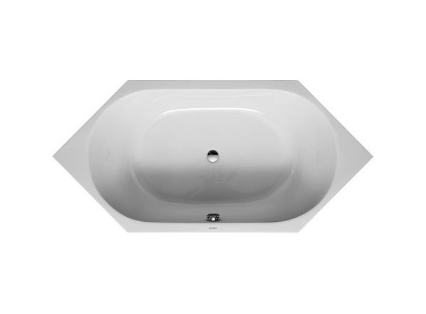 Badekar Duravit D-Code 6-kantet 190x90 cm hvit