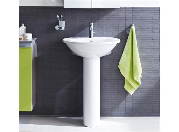 Duravit Darling New Vegghengt Servant - 1 kranhull - 60x52cm - Hvit -