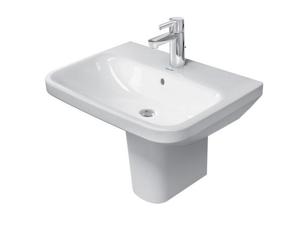 Duravit DuraStyle Vegghengt Servant -1 kranhull - 60x44cm - Hvit -