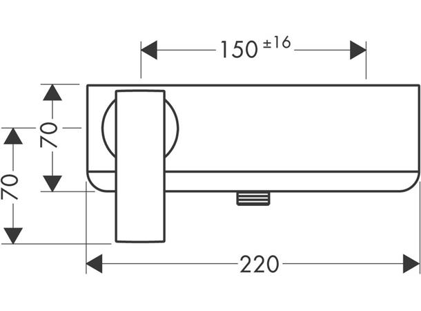 Dusjbatteri Axor Citterio Krom