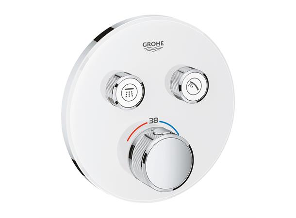 Grohe Grohtherm SmartControl Termostatbatteri til innbygging Hvit