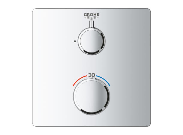 Grohe Grohtherm med termostat Innbygging dusjbatteri - Krom -