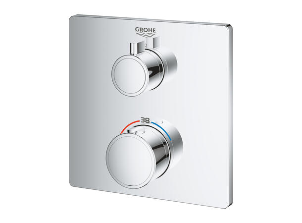 Grohe Grohtherm med termostat Innbygging dusjbatteri - Krom -