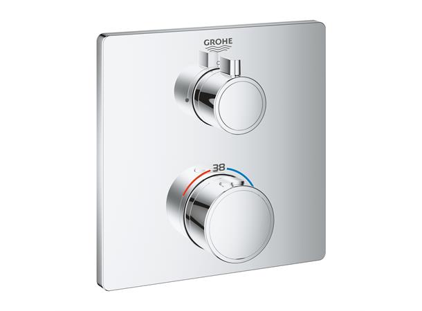 Grohe Grohtherm med termostat Innbygging dusjbatteri - Krom -