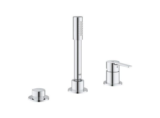 Grohe Kar-/dusjbatteri Lineare 3-hulls - Krom -