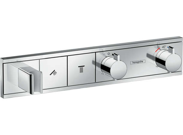 Termostatbatteri Hansgrohe RainSelect Til innbygging 2 uttak - Krom -