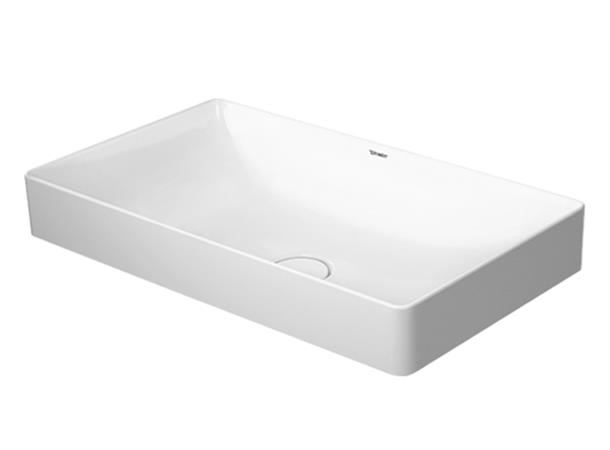 Toppmontert servant Duravit DuraSquare 60x34.5 cm - Hvit - WonderGliss