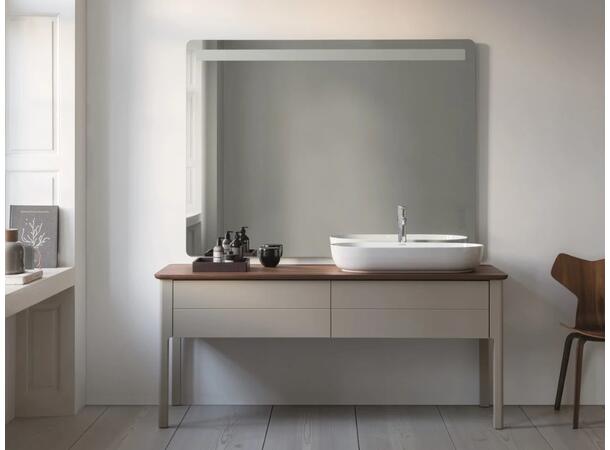 Toppmontert servant Duravit Luv 80x40 cm - Hvit