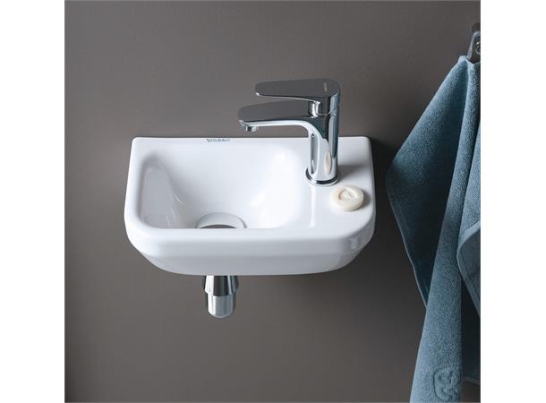 Duravit DuraStyle Vegghengt Servant - 1 kranhull høyre side - 36x22cm - Hvit