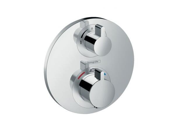 Dusjpakke Hansgrohe Raindance Select S PowderRain - Med termostat krom