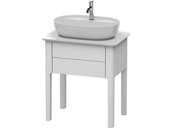 Toppmontert servant Duravit Luv 80x40 cm - Hvit - Slipt