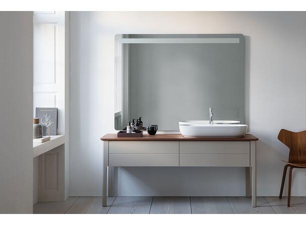 Toppmontert servant Duravit Luv 80x40 cm - Hvit - Slipt