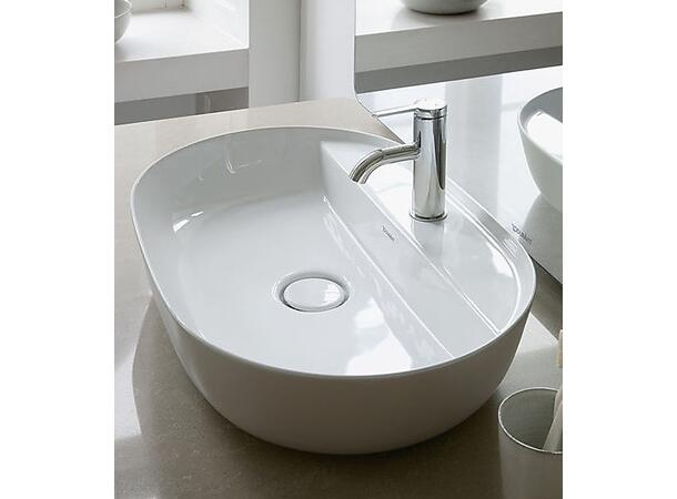 Toppmontert servant Duravit Luv 80x40 cm - Hvit - Slipt