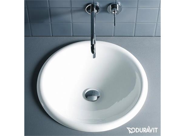 Duravit Architec Nedfelt servant - Uten kranhull - Ø 45cm - Hvit -