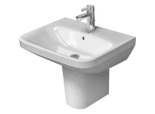 Duravit DuraStyle Vegghengt Servant - 1 kranhull - 55x44cm - Hvit -