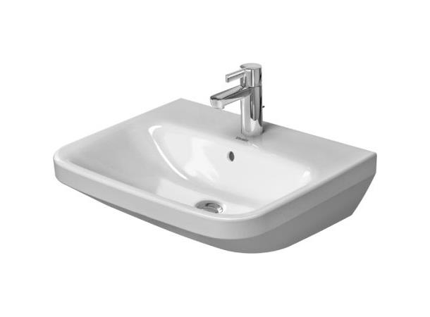 Duravit DuraStyle Vegghengt Servant - 1 kranhull - 55x44cm - Hvit -