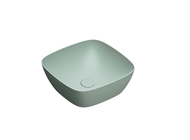 Toppmontert Servant Catalano Green Lux - 40x40 cm - Grønn matt